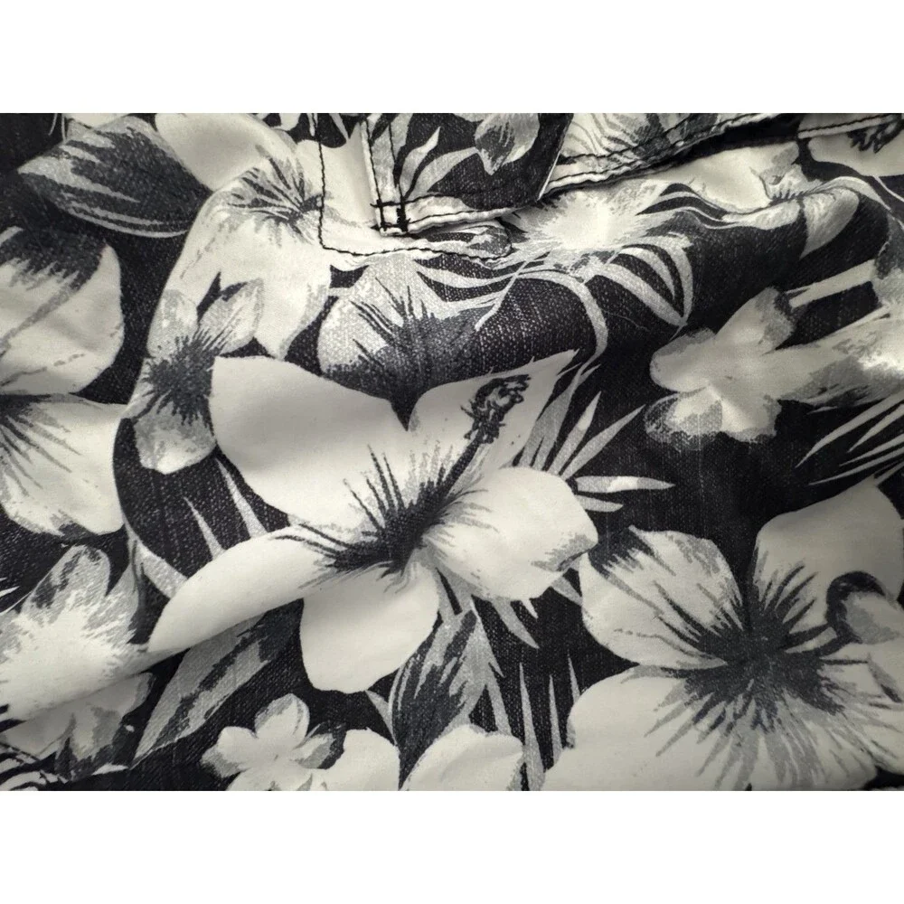 Kanu Surf Swim Trunks Mens Large Floral‎ Hawaiian Board Shorts Pockets